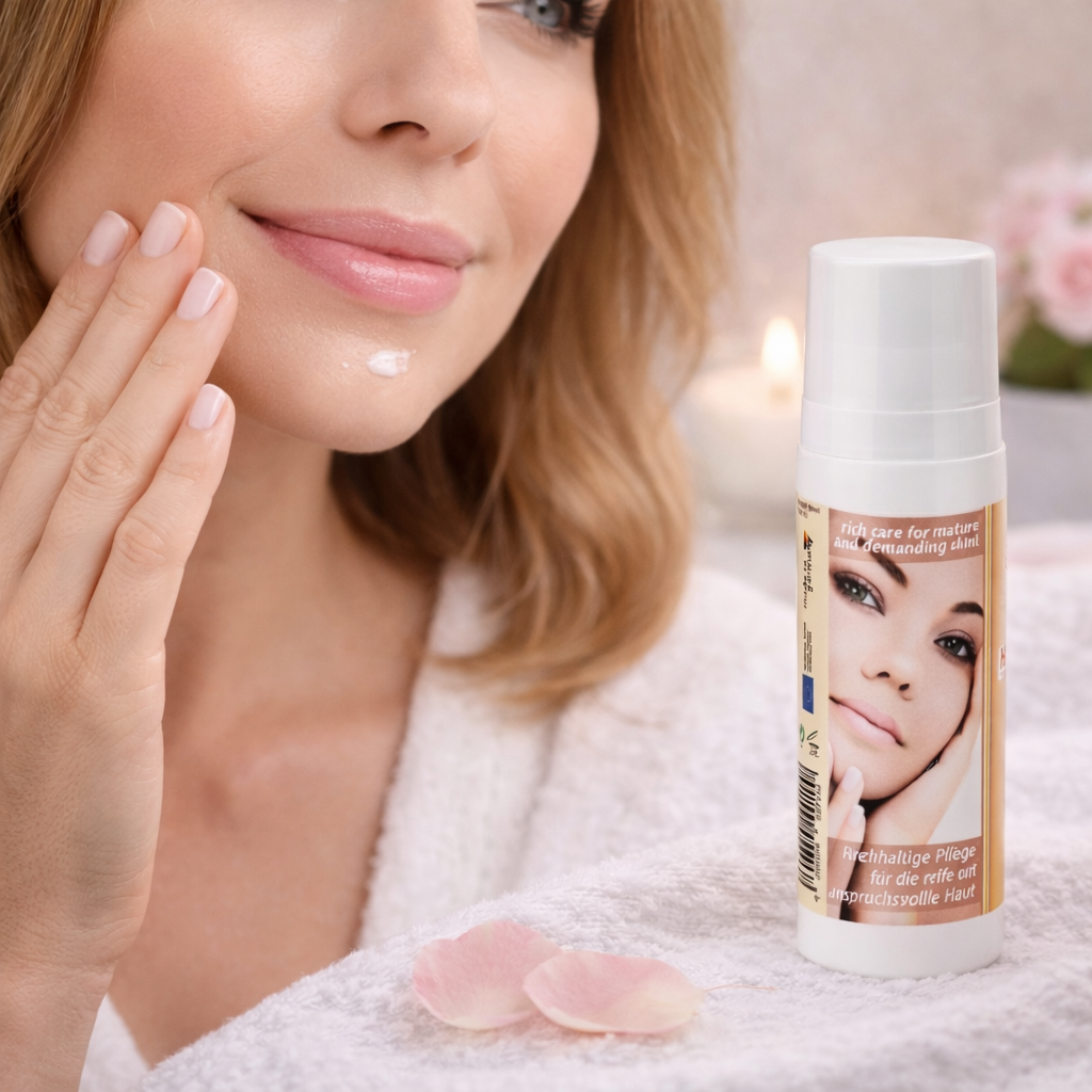 Hyaluron Anti-Aging hochdosiert 50 ml – Feuchtigkeitspflege für reife Haut | mykima®
