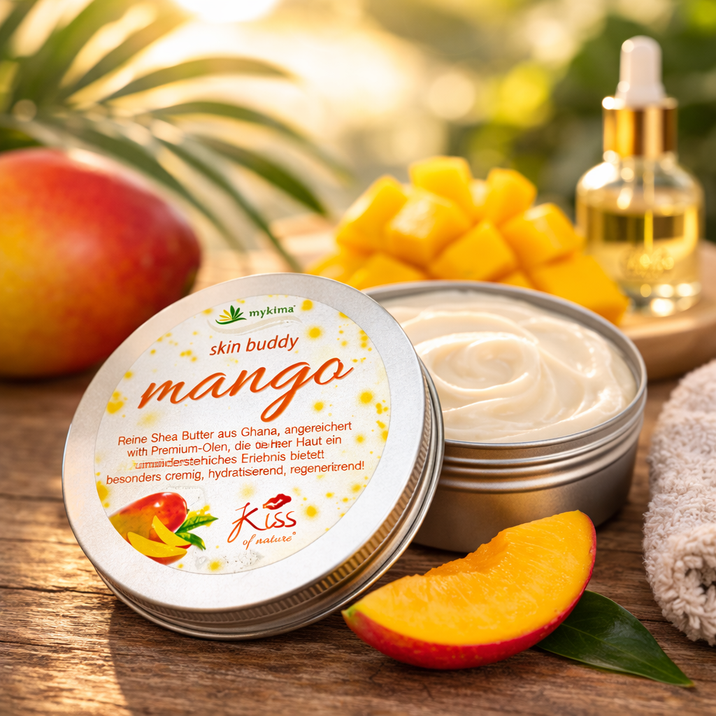 Skin Buddy Mango 100 g – Exotische Duftpflege mit Sheabutter & Jojobaöl | mykima®