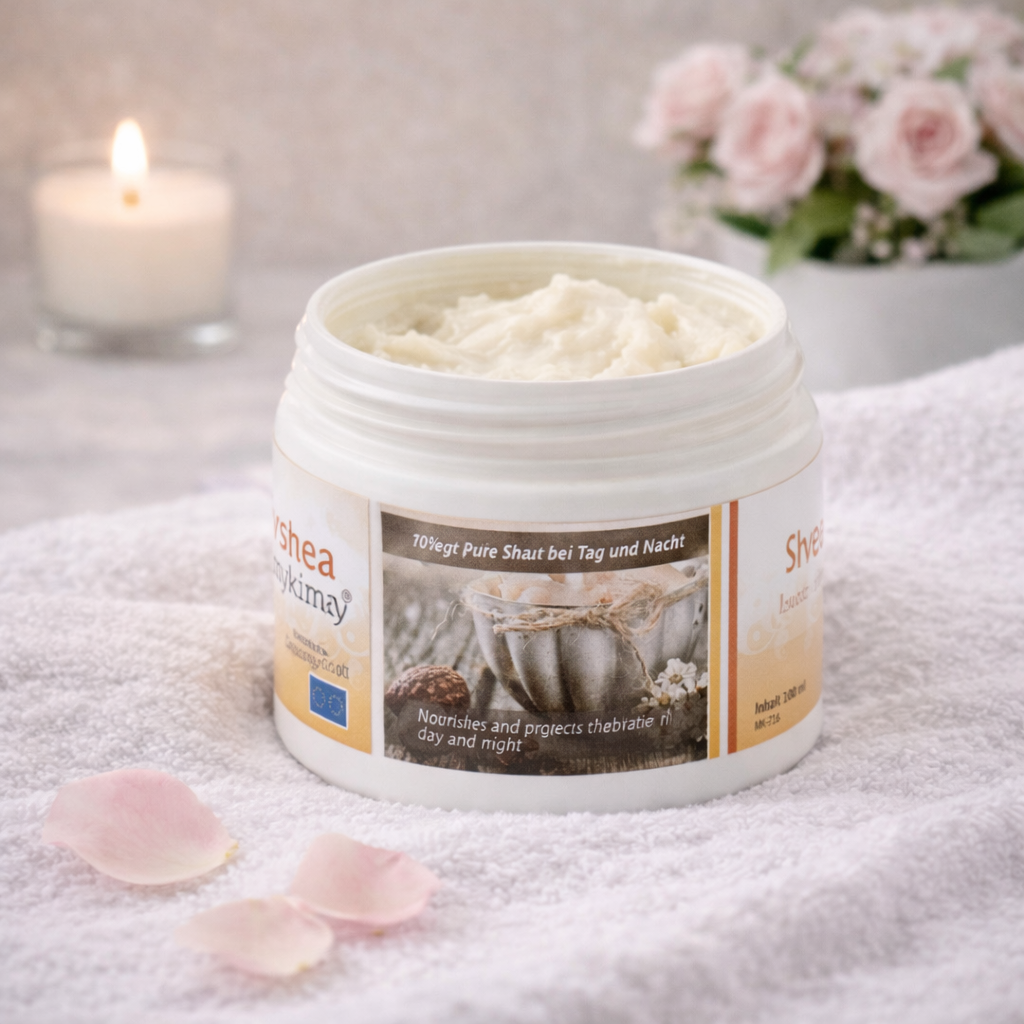 100 % reine Shea Butter bio 110 ml – intensive Pflege für Haut & Körper | mykima®