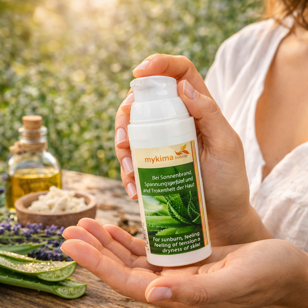 Aloe Vera Balsam 75 ml – Beruhigende Basispflege für trockene Haut | mykima®