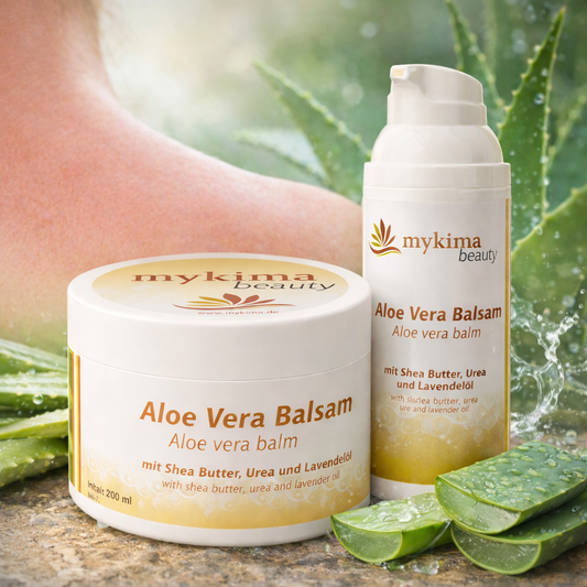 Aloe Vera Balsam Set – Dose mit Handspender | mykima®