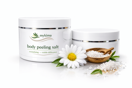 Body Peeling Salz 200 g – intensive Reinigung für glatte Haut | mykima®