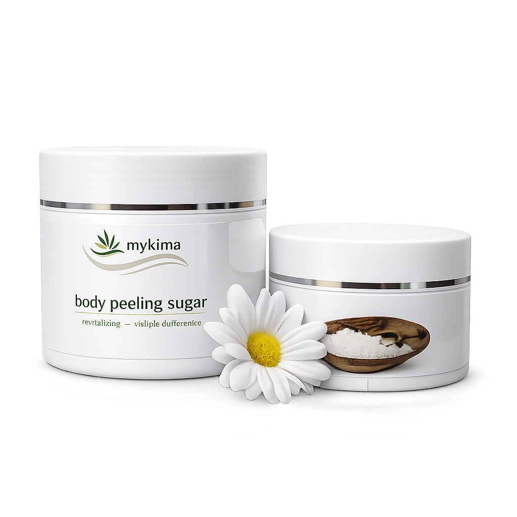 Body Peeling Zucker 200 g – sanfte Reinigung für glatte Haut | mykima®