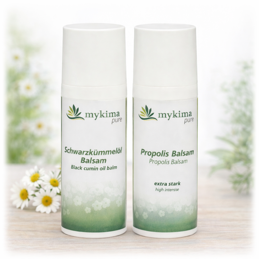 Schwarzkümmelöl & Propolis Set – 2 Wochen Pflege für empfindliche Haut