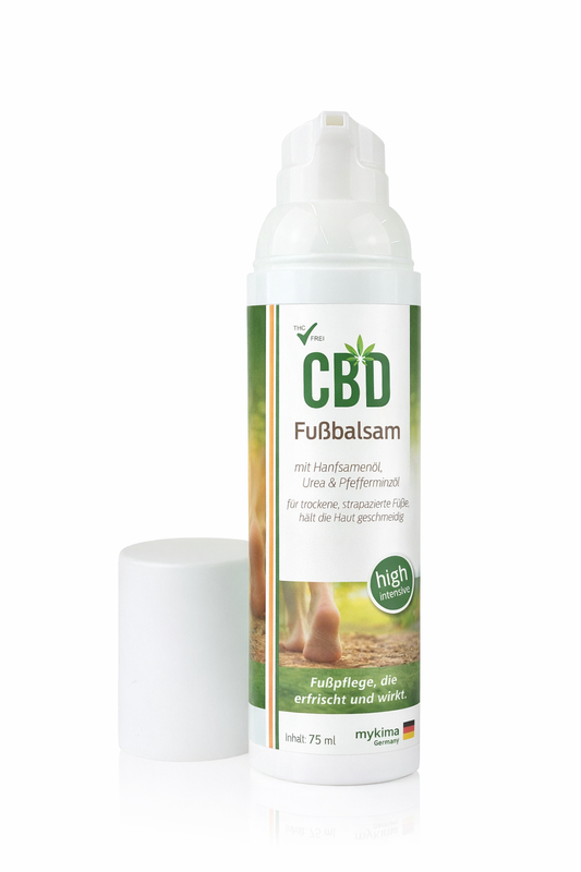 CBD Fußbalsam Intensiv 75 ml – Pflege bei Hornhaut & Schrunden | mykima®