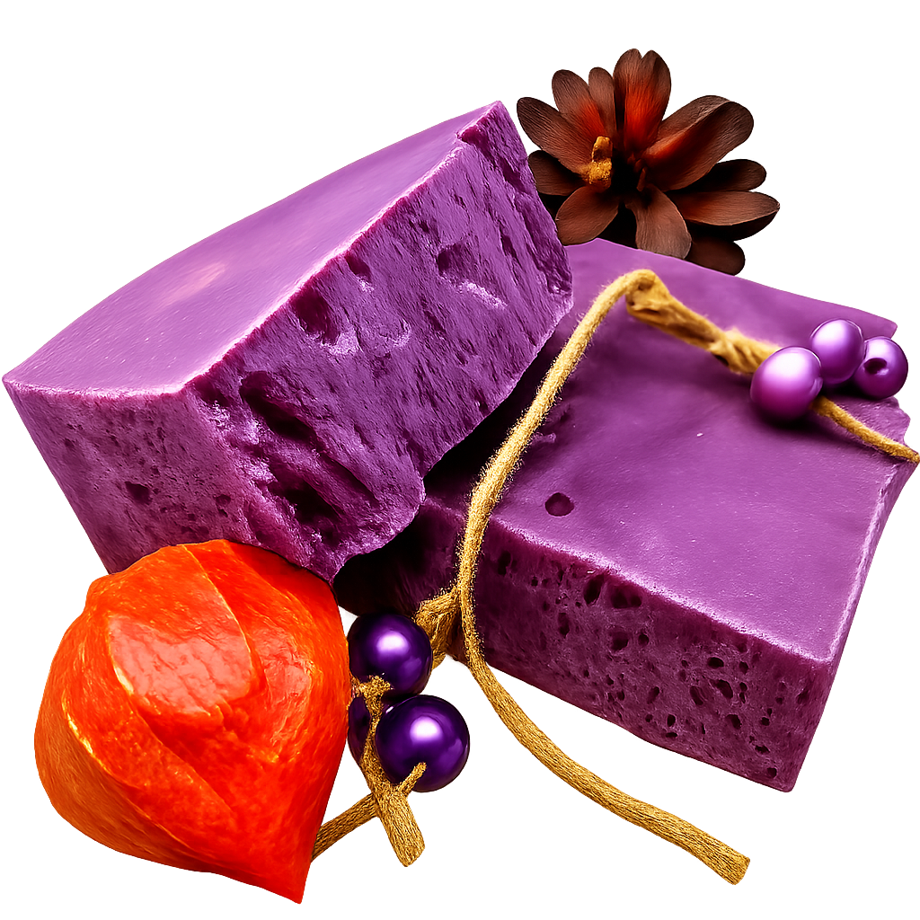 Kaltgerührte Seife Aronia 150 g (MK-805) – Fruchtig-milde Schafmilchpflege | mykima®