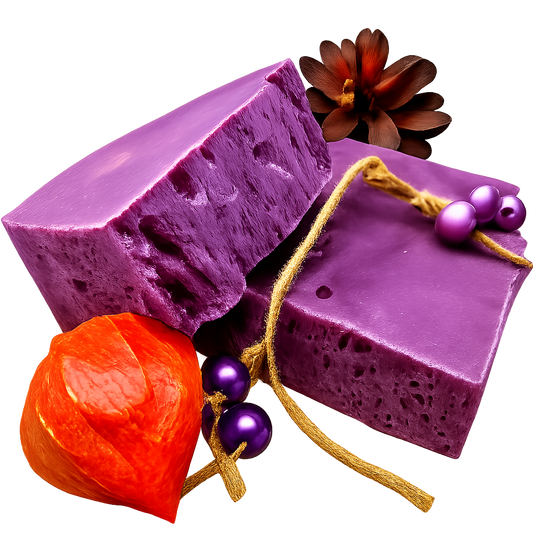 Kaltgerührte Seife Aronia 150 g (MK-805) – Fruchtig-milde Schafmilchpflege | mykima®