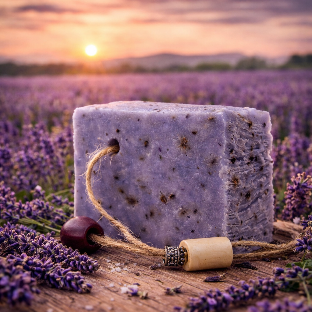 Kaltgerührte Seife Lavendel 150 g – Beruhigende Schafmilchpflege | mykima®