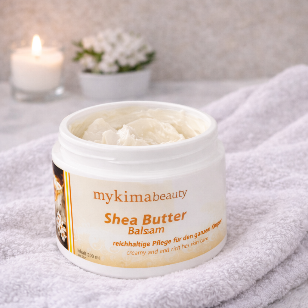 Shea Butter Balsam 200 ml – intensive Pflege für trockene & beanspruchte Haut | mykima®