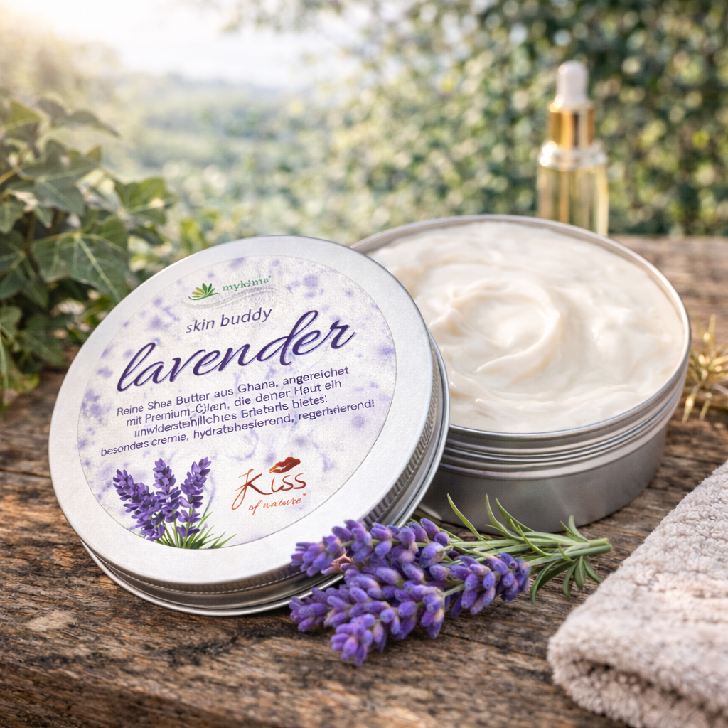 Skin Buddy Lavender 100 g – Beruhigende Duftpflege mit Sheabutter & Jojobaöl | mykima®