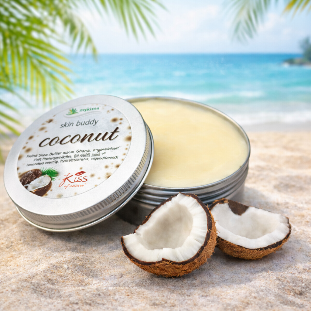 Skin Buddy Coconut 100 g – Tropische Duftpflege mit Sheabutter & Jojobaöl | mykima®