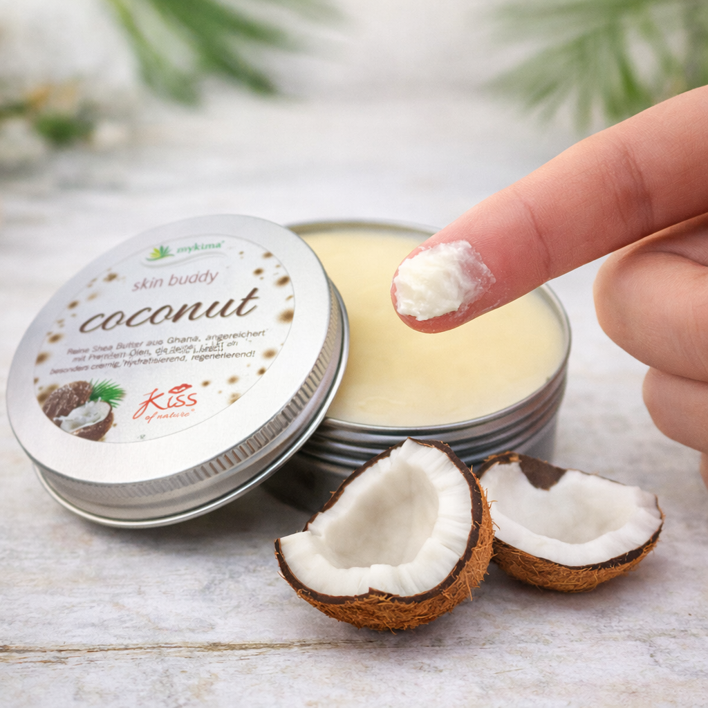 Skin Buddy Coconut 100 g – Tropische Duftpflege mit Sheabutter & Jojobaöl | mykima®