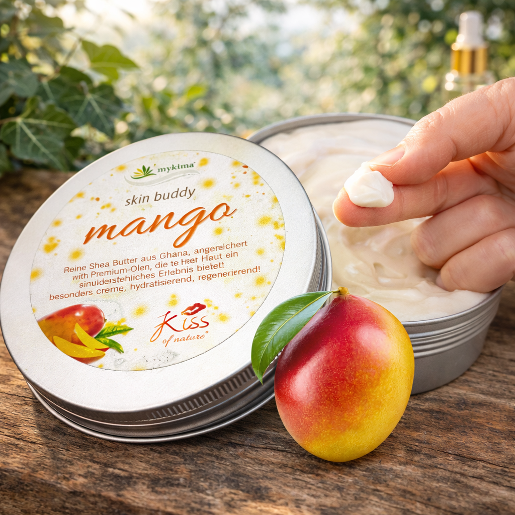 Skin Buddy Mango 100 g – Exotische Duftpflege mit Sheabutter & Jojobaöl | mykima®