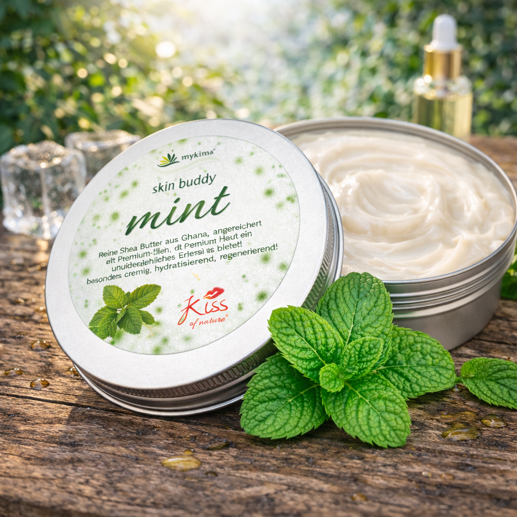 Skin Buddy Mint 100 g – Erfrischende Duftpflege mit Sheabutter & Jojobaöl | mykima®