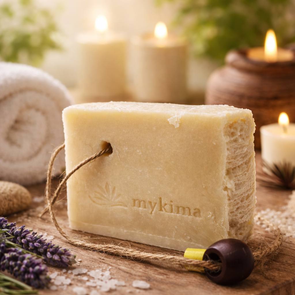 Kaltgerührte Seife Klassik 150 g  – Sanfte Reinigung für empfindliche Haut | mykima®