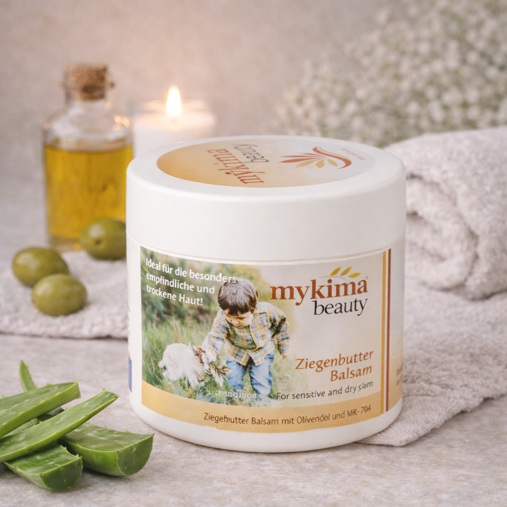 Ziegenbutter Balsam 200 ml – beruhigende Pflege für empfindliche Haut | mykima®