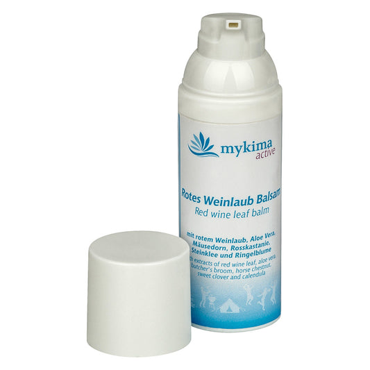 Rotes Weinlaub Balsam 75 ml – Pflege für müde Beine unterwegs | mykima®