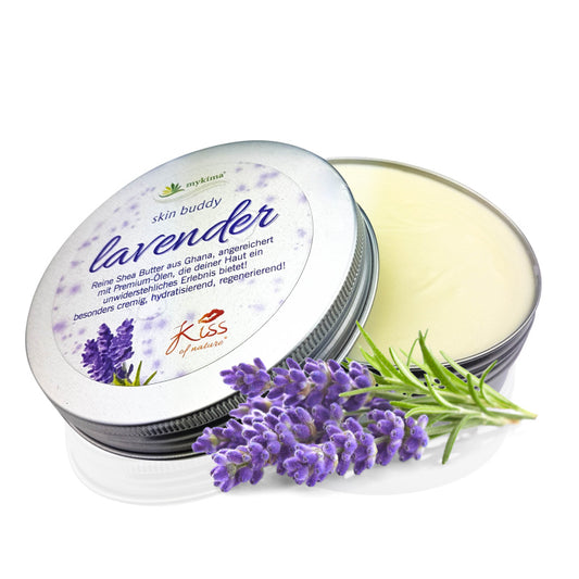Skin Buddy Lavender 100 g – Beruhigende Duftpflege mit Sheabutter & Jojobaöl | mykima®