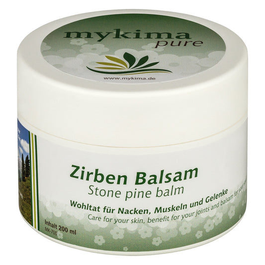 Zirben Balsam 200 ml – wohltuende Pflege für Nacken, Muskeln & Entspannung | mykima®